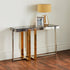 Native Home Lifestyle Nexus Gold And Silver Console Table