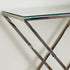 Native Home Lifestyle Pyramid Silver Console Table