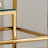 Native Home Lifestyle Gold Display Console Table