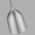 Pendant Luminaire In Satin Nickel LL00050