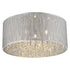 Palace Flush Fitting Luminaire In Chrome And Sliver LL00053