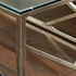 Native Home Lifestyle Geometric Silver Coffee Table
