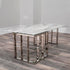 Native Home Lifestyle Marble Glass Manhattan Coffee Table