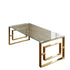 Native Home Lifestyle Milano Golden Plated Coffee Table