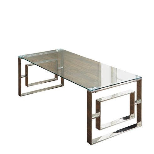 Native Home Lifestyle Milano Silver Plated Coffee Table