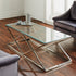Native Home Lifestyle Pyramid Silver Coffee Table