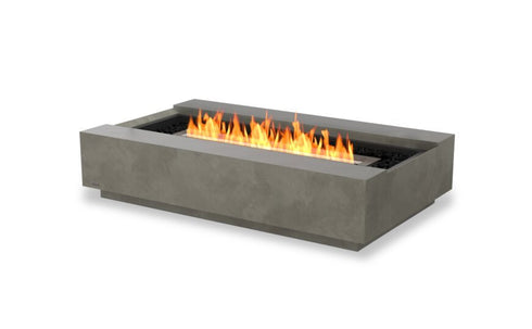 Ecosmart Fire Cosmo 50 Fire Pit Table - Natural Finish / Black Burner - ESF.O.CMO.50.NA.B
