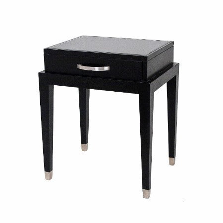 Glass Top Lamp Table