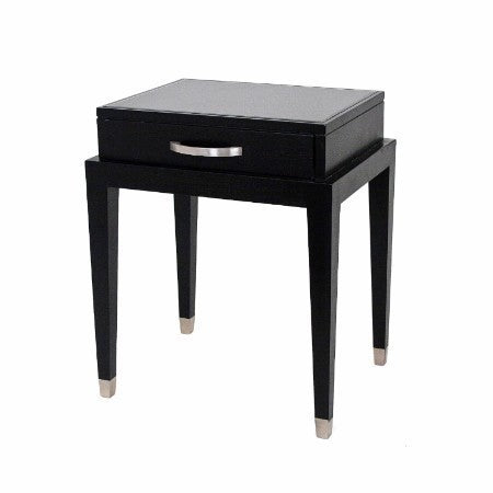 Glass Top Lamp Table