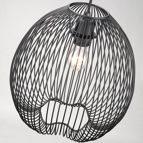 Pendant Luminaire In Matt Black LL00064