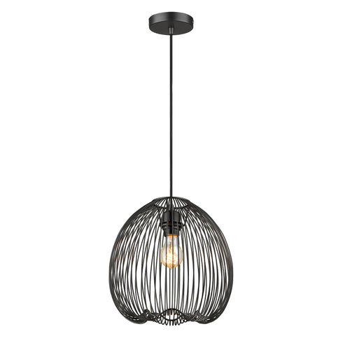 Pendant Luminaire In Matt Black LL00064