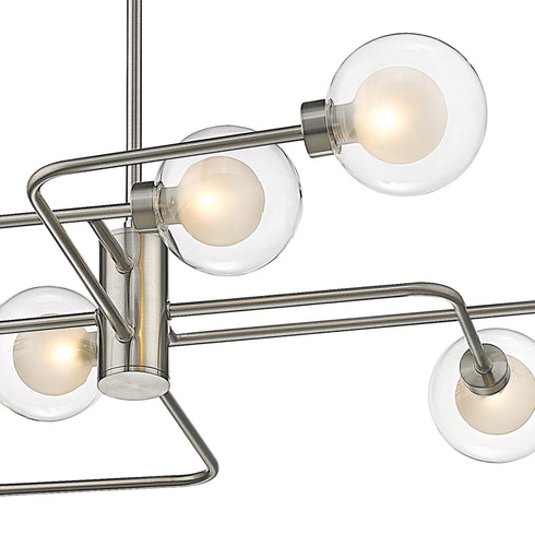 Semi-Flush Luminaire In Satin Nickel LL00069