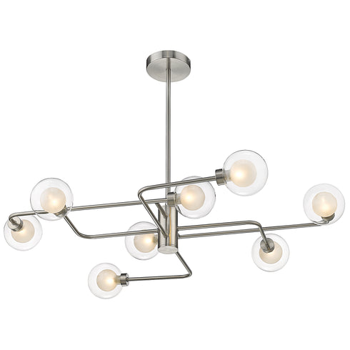 Semi-Flush Luminaire In Satin Nickel LL00069