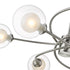 Semi-Flush Luminaire In Satin Nickel LL00071