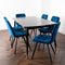 Native Home Lifestyle Walnut Cambridge Dining Table With 4 Chairs