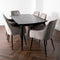 Native Home Lifestyle Dark Ash Oxford Dining Table With 4 Chairs