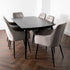 Native Home Lifestyle Dark Ash Oxford Dining Table With 4 Chairs