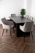 Native Home Lifestyle Espresso Walnut Ascot Dining Table With 6 Chairs