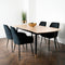 Native Home Lifestyle Light Oak Cambridge Dining Table With 6 Chairs
