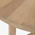 Libra Dowell Round Mindi Wood Dining Table