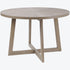 Libra Dowell Round Mindi Wood Dining Table