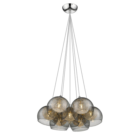 Decorative Luminaire In Chrome And Smoked Grey LL00073