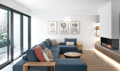 Ecosmart Fire Flex 140RC.BXR Right Corner Fireplace Insert - Black Finish / Black Burner - ESF.FX.140RC.BXR.B