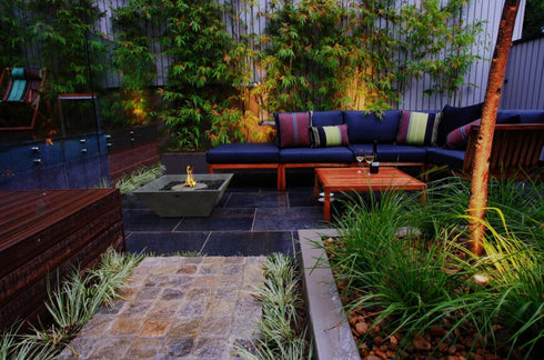 Ecosmart Fire Nova 600 Fire Pit - Graphite Finish / Black Burner - ESF.O.NOV.600.GH.B