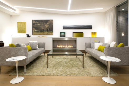 Ecosmart Fire XL1200 Ethanol Burner - Stainless Steel Finish - ESF.B.XL12.WTT