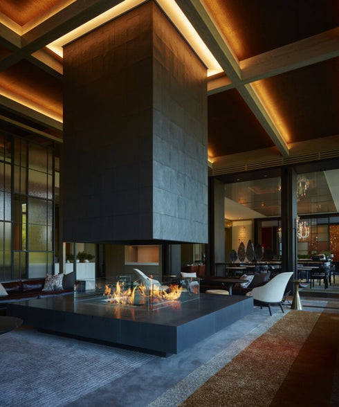 Ecosmart Fire XL700 Ethanol Burner - Black Finish - ESF.B.XL7.WTT.BL