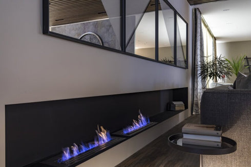 Ecosmart Fire XL900 Ethanol Burner - Stainless Steel Finish - ESF.B.XL9.WTT