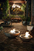 Ecosmart Fire Mix 850 Fire Pit Bowl - Graphite Finish / Black Burner - ESF.O.MX8.GH.B
