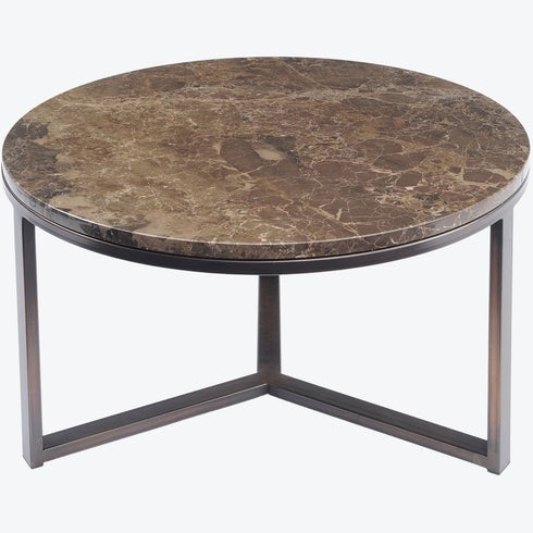 Libra Fitzroy Emperador Marble Coffee Table Large