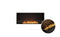 Ecosmart Fire Flex 50SS Single Sided Fireplace Insert - Black Finish / Black Burner - ESF.FX.50SS.B