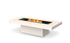 Ecosmart Fire Gin 90 (Chat)Fire Pit Table - Bone Finish / Black Burner - ESF.O.GIN.90.C.BO.B