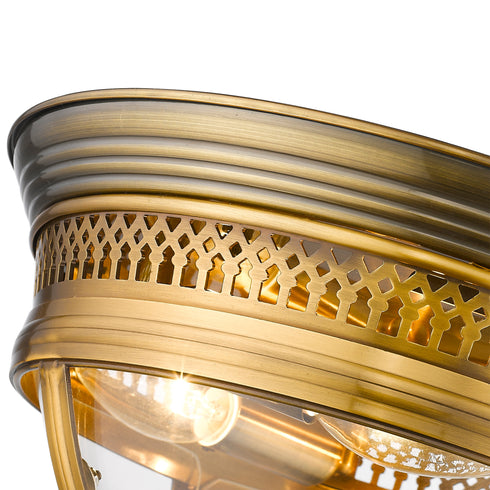Flush Fitting Luminaire In Brass LL00082