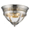Flush Fitting Luminaire In Nickel LL00083