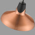 Pendant Luminaire In Copper And Matt Black LL00084