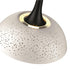Pendant Luminaire In White And Matt Black LL00095