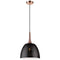 Pendant Luminaire In Black And Copper LL00096