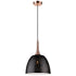 Pendant Luminaire In Black And Copper LL00096