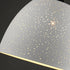 Pendant Luminaire In White And Matt Black LL00097
