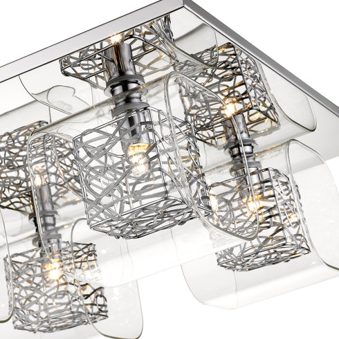 Flush Fitting Luminaire In Chrome LL00102