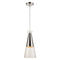 Pendant Luminaire In Clear And Chrome LL00117