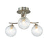 Flush luminaire in Satin Nickle LL00121