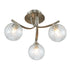 Flush luminaire in Satin Nickle LL00121