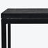 Libra Kirkstone Iron Coffee Table Ebony Black, Galaxy Slate Top Large 140x81x43cm