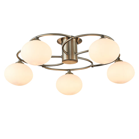 Flush luminaire in Antique Brass LL00133