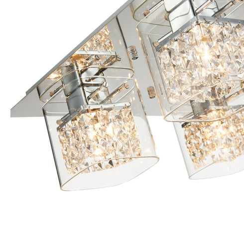 Flush luminaire in Chrome LL00137