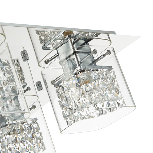 Flush luminaire in Chrome LL00137